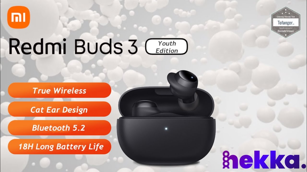 Xiaomi Redmi Buds 3 Youth Edition - Веб-сайт Hekka - Наушники Bluetooth 5.2 TWS - Распаковка