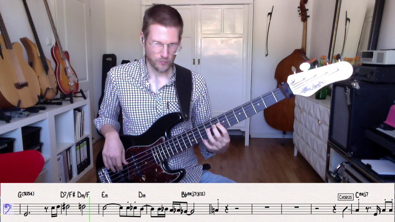 Peace and Love - Tommy Sims - Bass Transcription by Robert Schulenburg Alleva Coppolo LG5