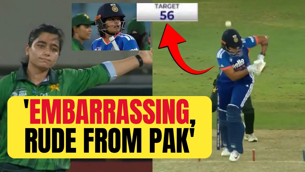 Pakistan captain Fatima Sana's send-off to Shafali Verma sees angry reaction on social media