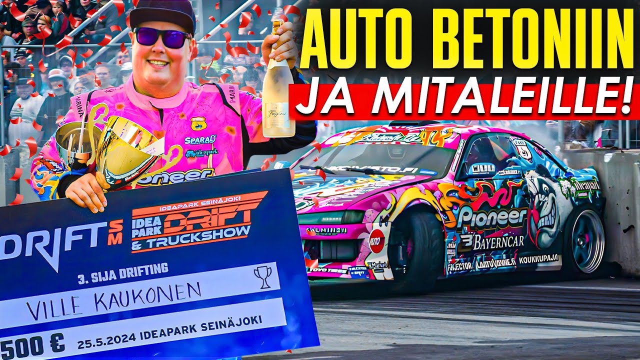 TAAS AUTO SEINÄÄN! | Drifting Sm avaus IDEAPARK Seinäjoki