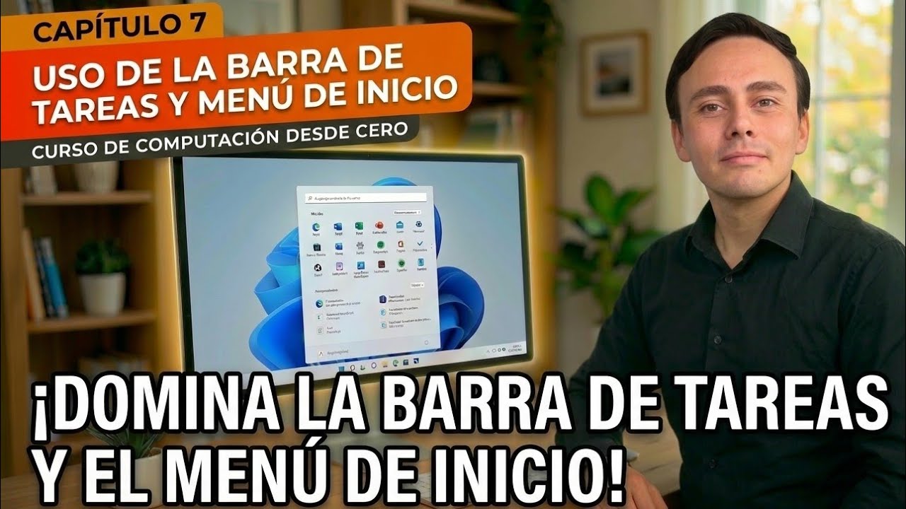 CURSO DE COMPUTACIÓN DESDE CERO | Capítulo 7: Barra de Tareas / Buscar Archivos / Menú Inicio