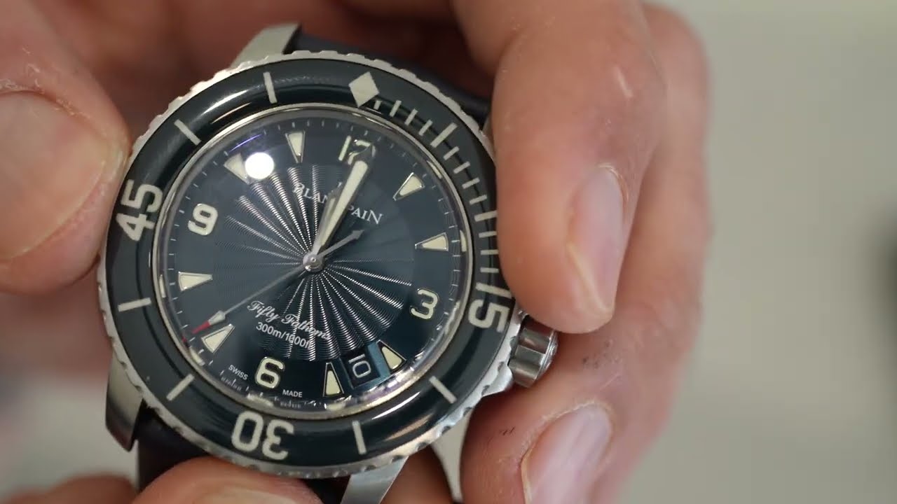 Blancpain Fifty Fathoms ref 5015D 1140 52B it’s real horse, legend, superior horological movement…