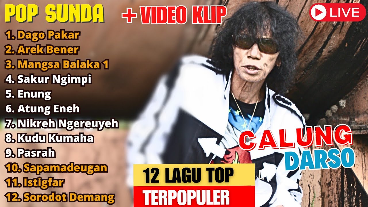 POP SUNDA DARSO CALUNG LAWAS - (DAGO PAKAR) - KUMPULAN MUSIK SUNDA #popsundalawas
