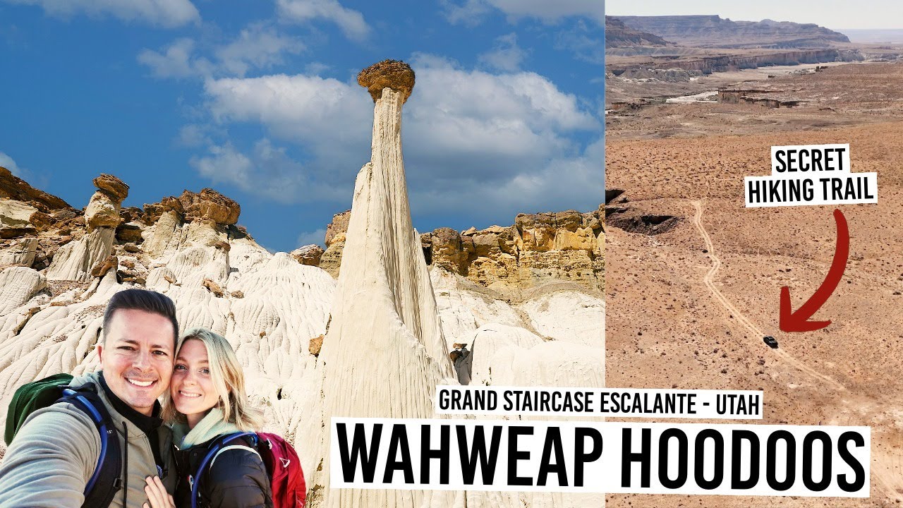 Wahweap Hoodoos SECRET Hiking Trail Utah - White Ghost Hoodoos - Grand Staircase Escalante in Utah