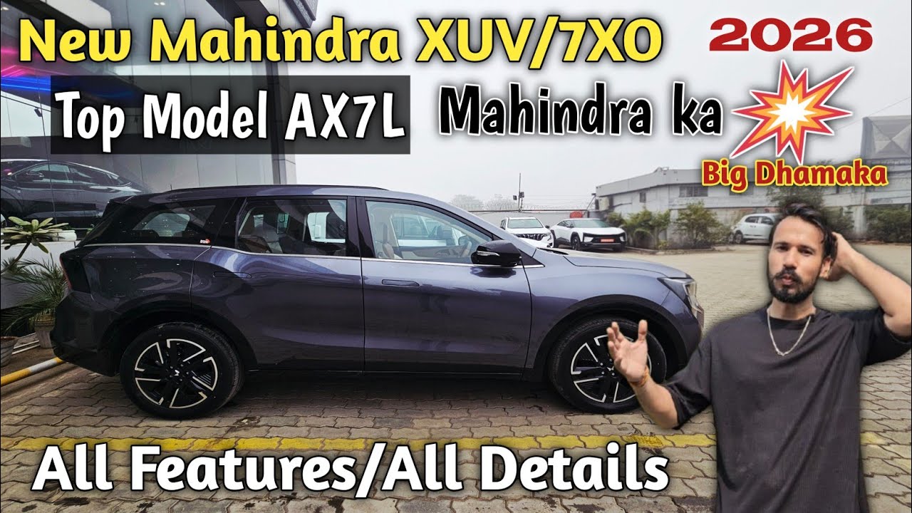 New mahindra xvu7xo facelift | Ax7L top model all features details