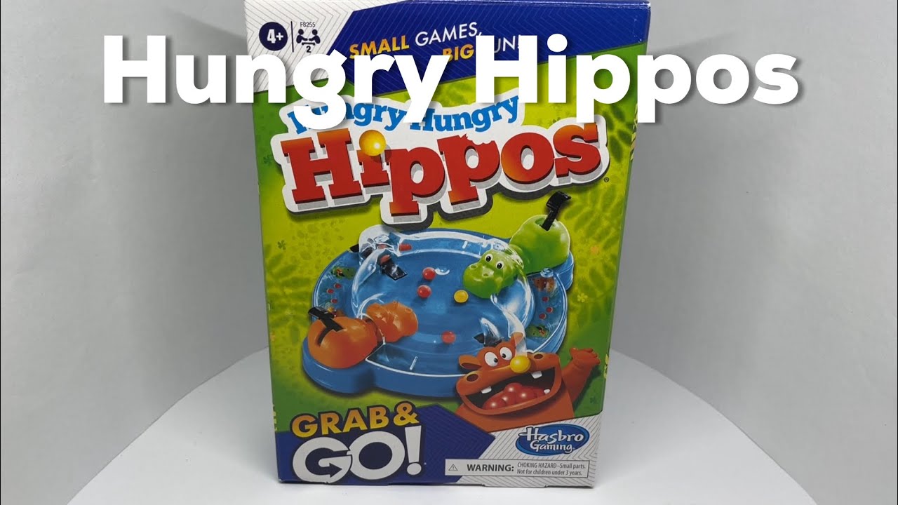 Hungry Hungry Hippos Grab & Go Game