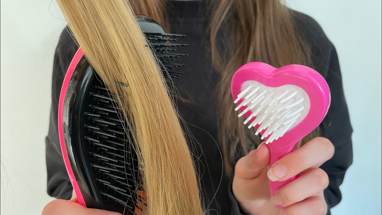 ASMR Brushing Your Hair | Real hair | no talking | hair brushing
