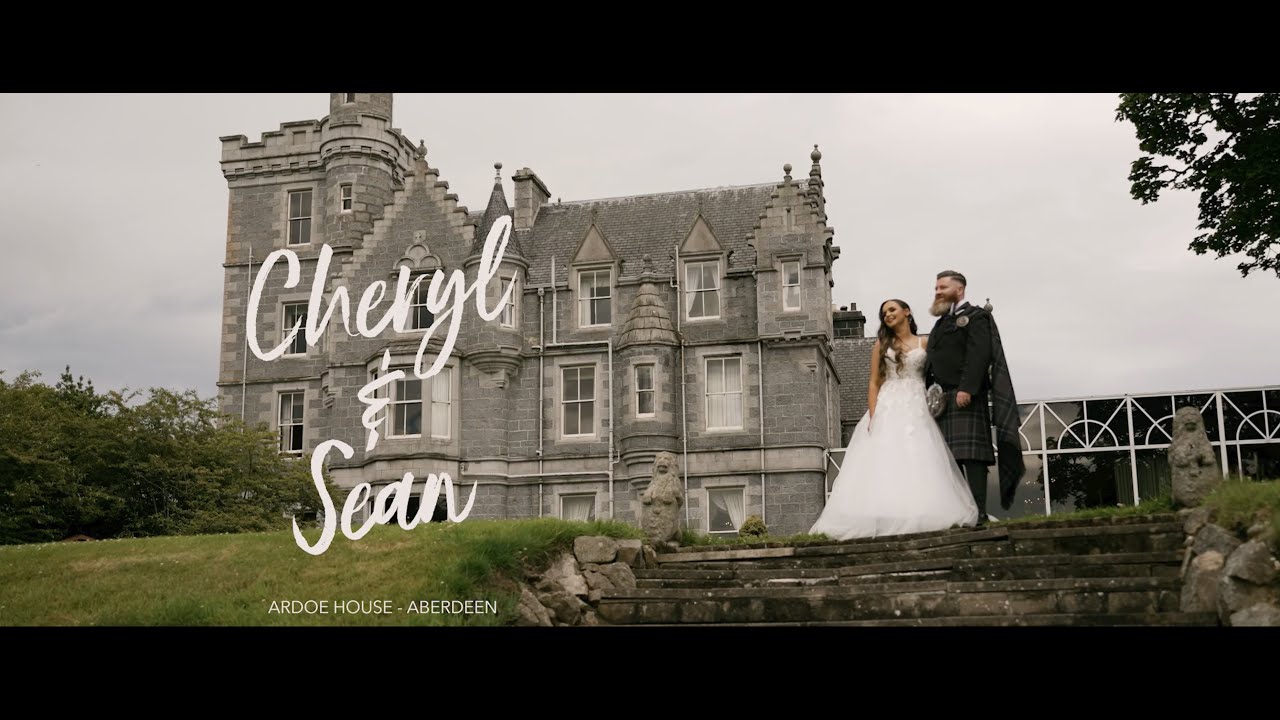 Cheryl & Sean's Ardoe House Aberdeen Wedding #aberdeenweddingvideographer