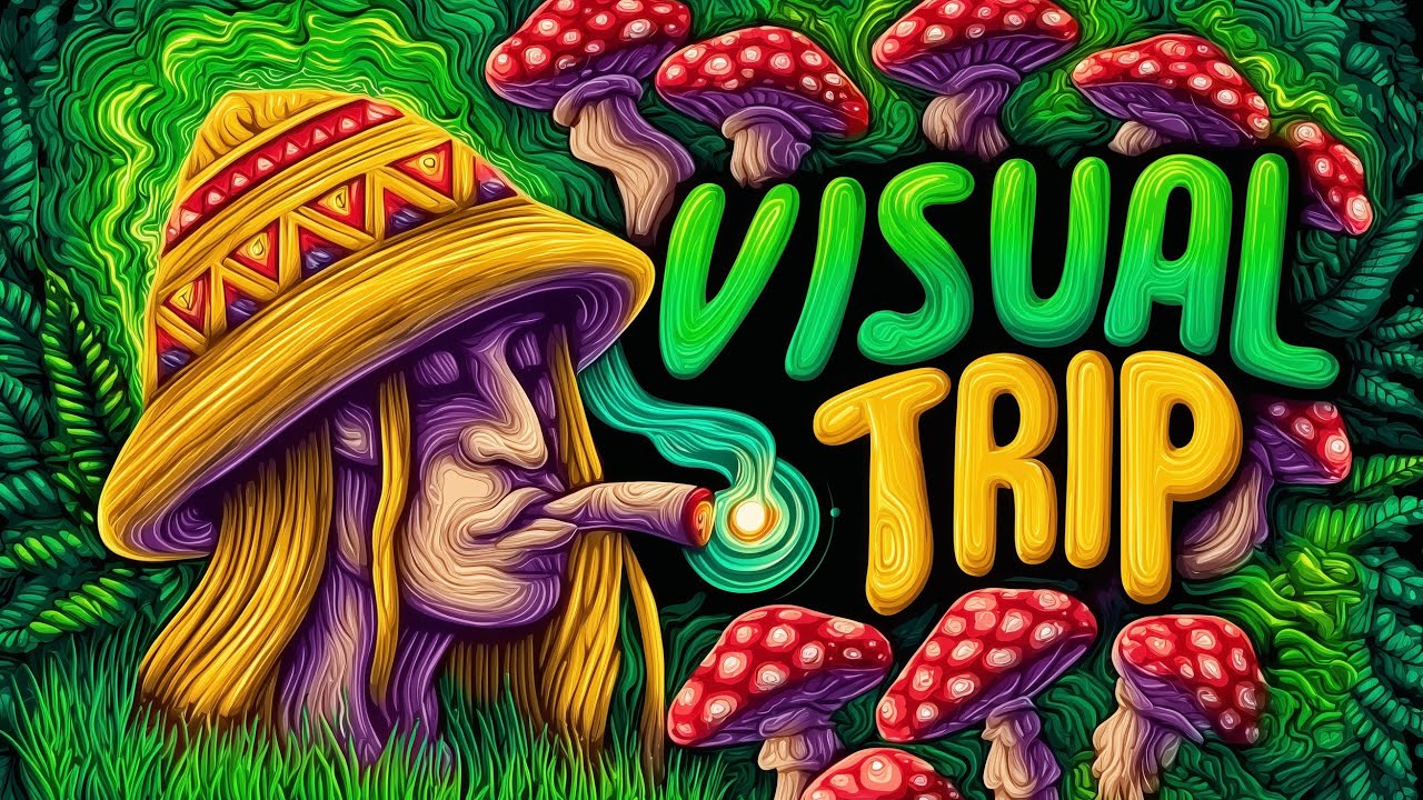 Psy Dub Visual Trip | Magic Mushroom Animation | Psychedelic Dub Mix