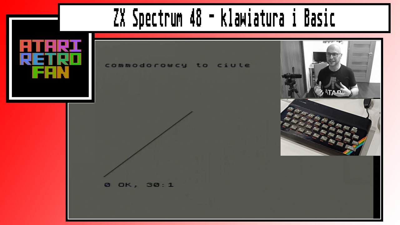 ZX Spectrum 48 - klawiatura i Basic