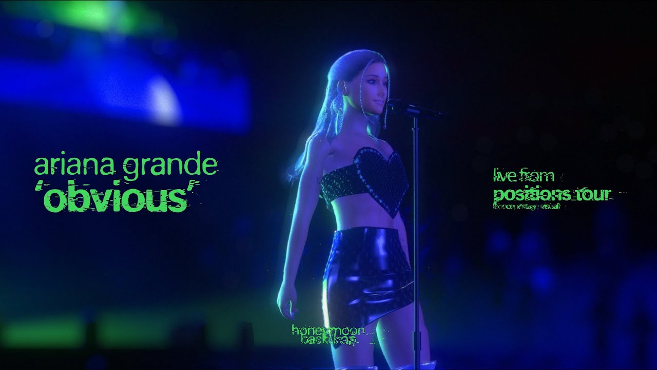 Ariana Grande - obvious [POSITIONS TOUR Stage Visual]