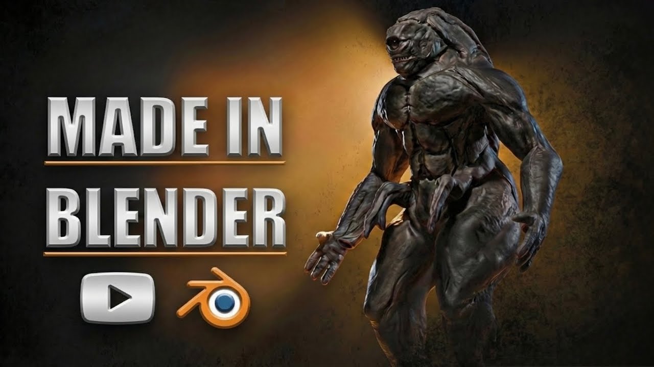 How I Sculpted a Monster in Blender (The Gargantua - Half Life 1)