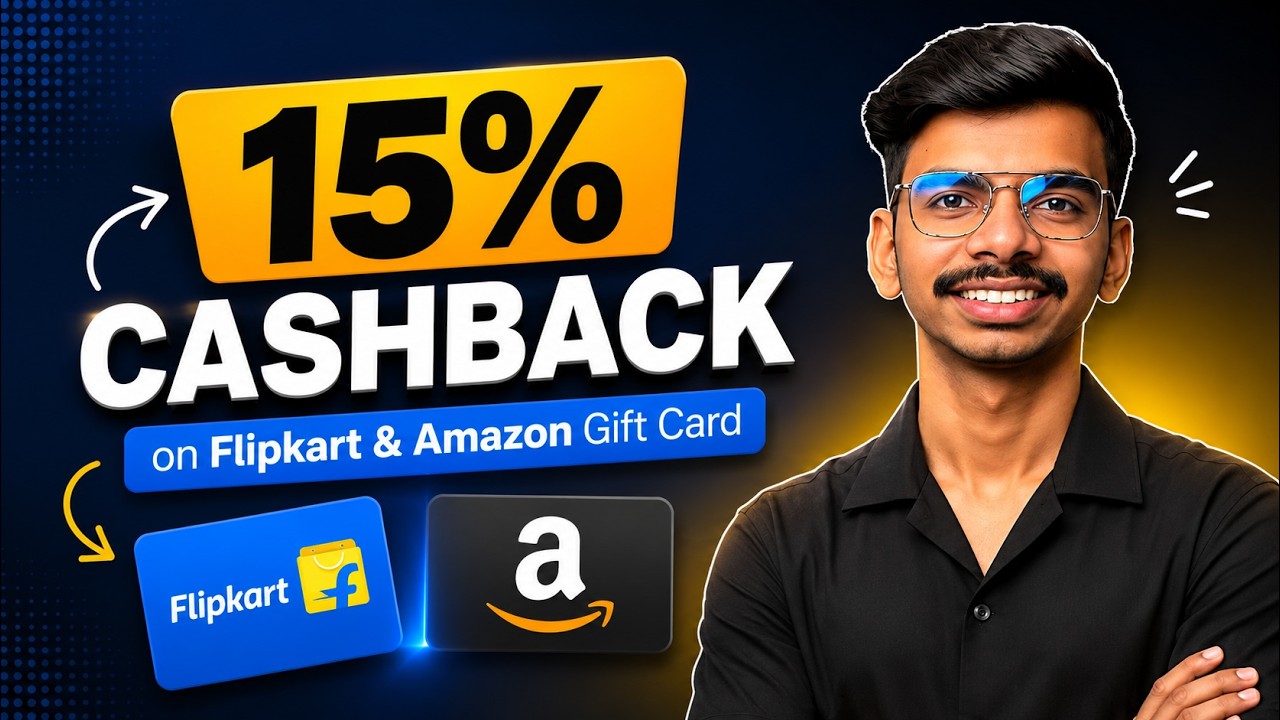 Get 15% Cashback on Amazon & Flipkart Gift Cards | Slice Spark Cashback Offer | Latest Slice Offer