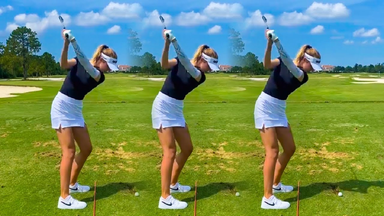 NELLY KORDA GOLF SWING - SLOW MOTION