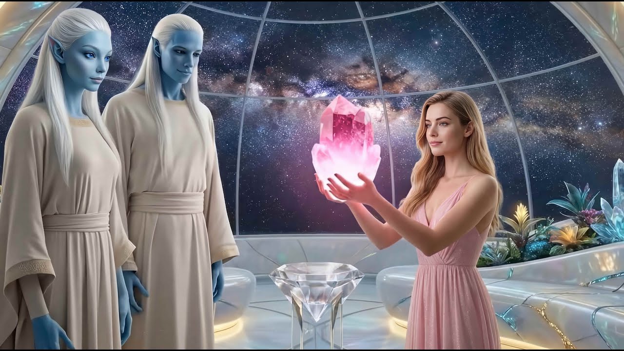 Receive the Crystal of Love | Pleiadian Gift: Pink Ray Initiation & Sacred Chants | Journey to 5D