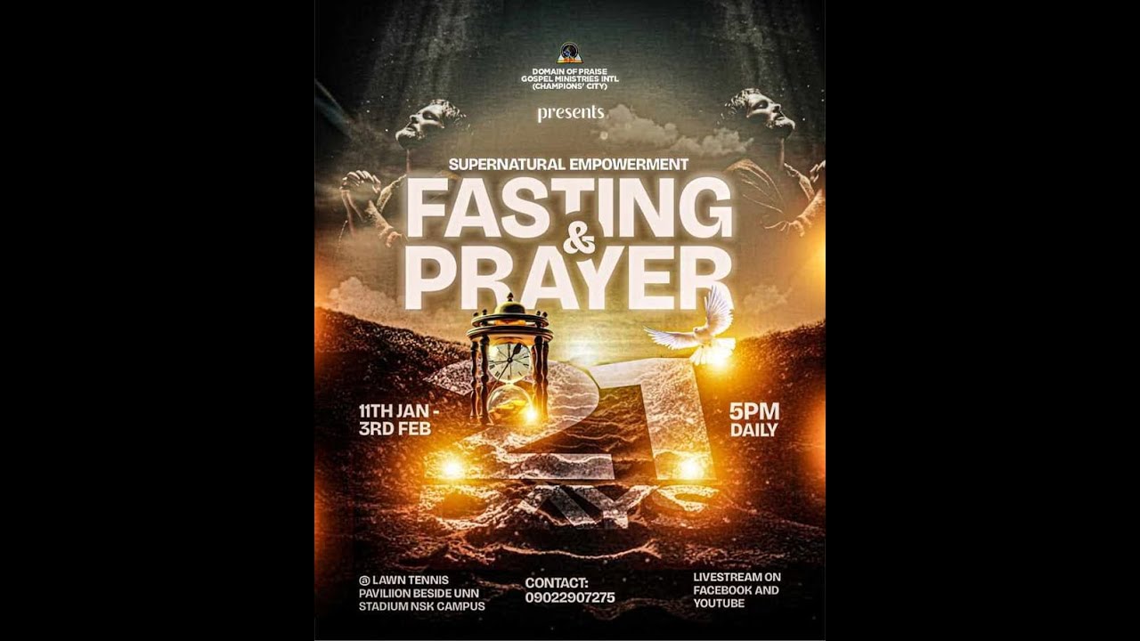 DAY (14) OF SUPERNATURAL EMPOWERMENT FASTING & PRAYER ||24-01-2026||