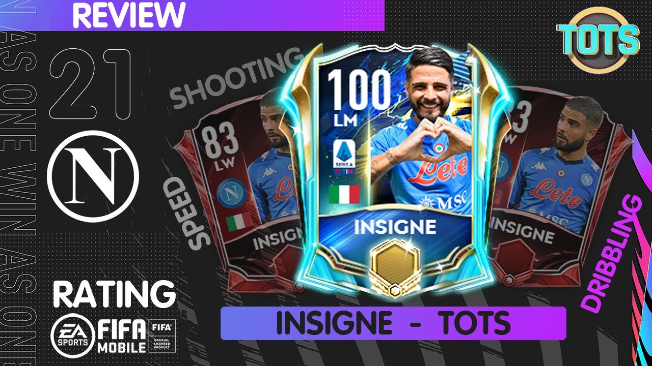 Lorenzo Insigne TOTS Обзор Игрока FIFA 21 mobile