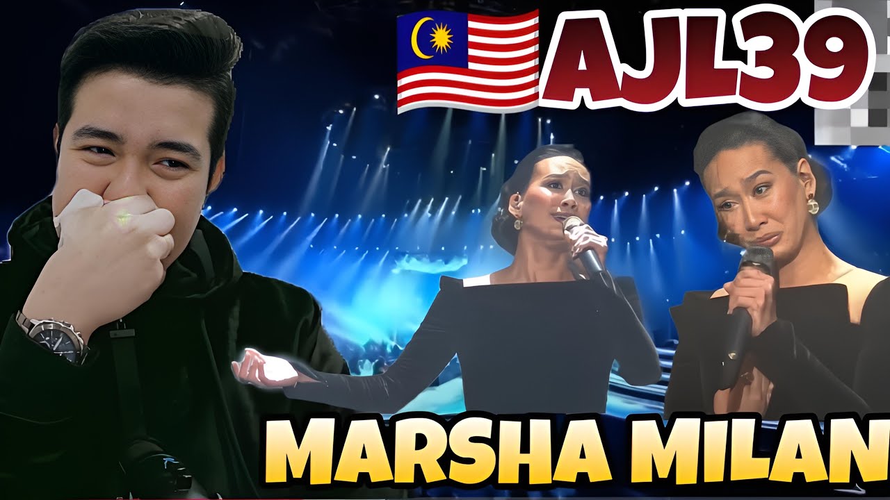 🇲🇾 JUARA AJL39 - HENING RINDU MARSHA MILAN #AJL39 | REACTION