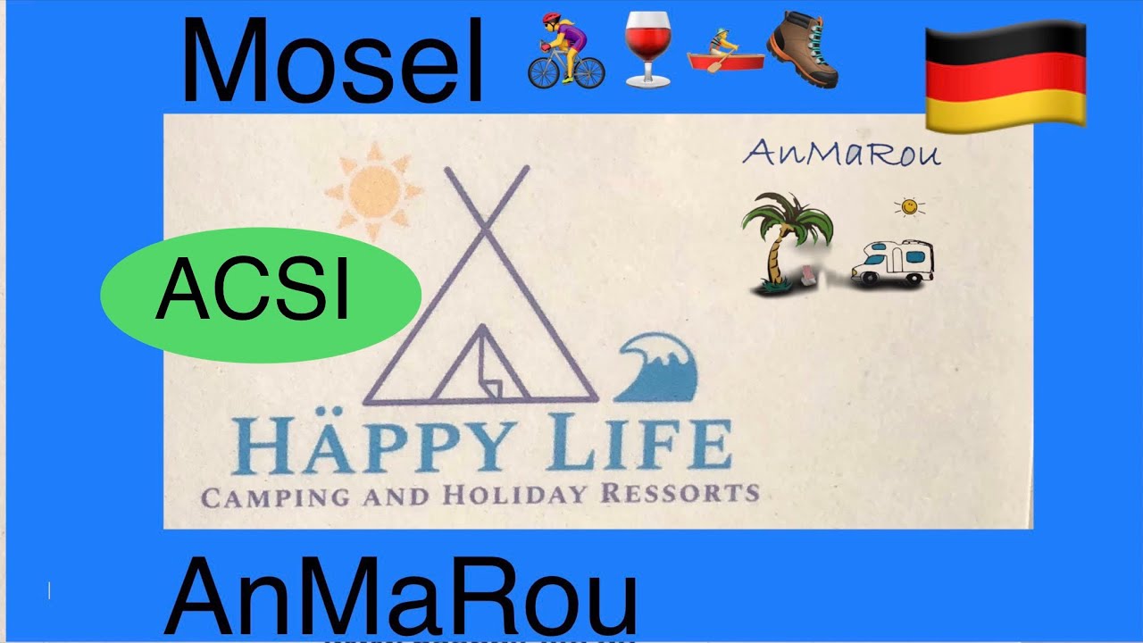 🇩🇪 Mosel Camping Burgen Häppy Life Rheinland-Pfalz
