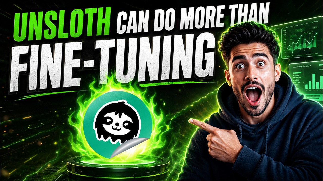 Unsloth Can Do Way More Than Fine-Tuning!