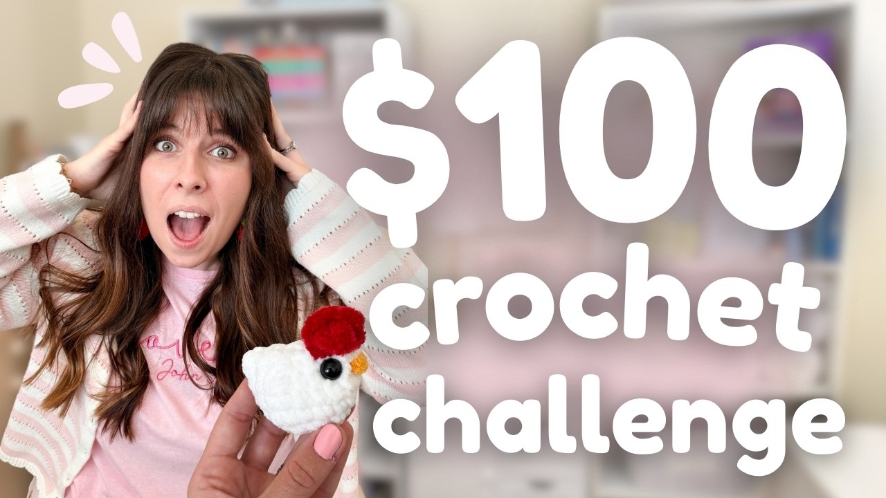 Can I Crochet $100 of Inventory in 2 Hours?!
