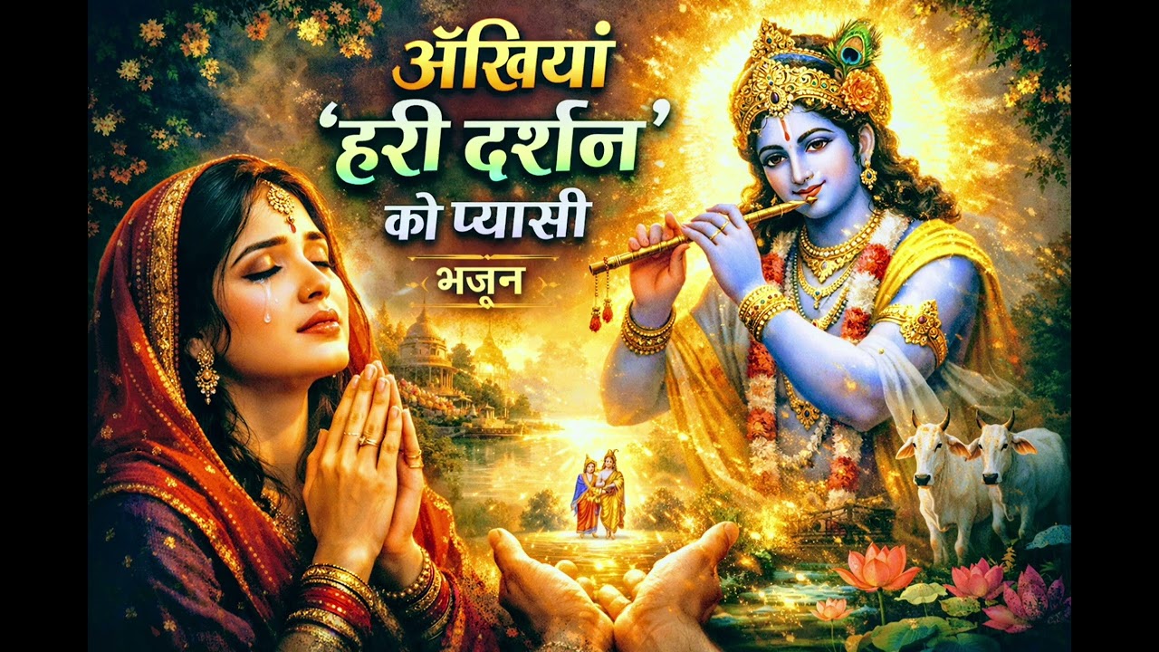 अखियाँ हरि दर्शन को प्यासी @Guru Charan Music# Akhiya Hari Darshan Ko Pyasi#Ram#krishna #music 