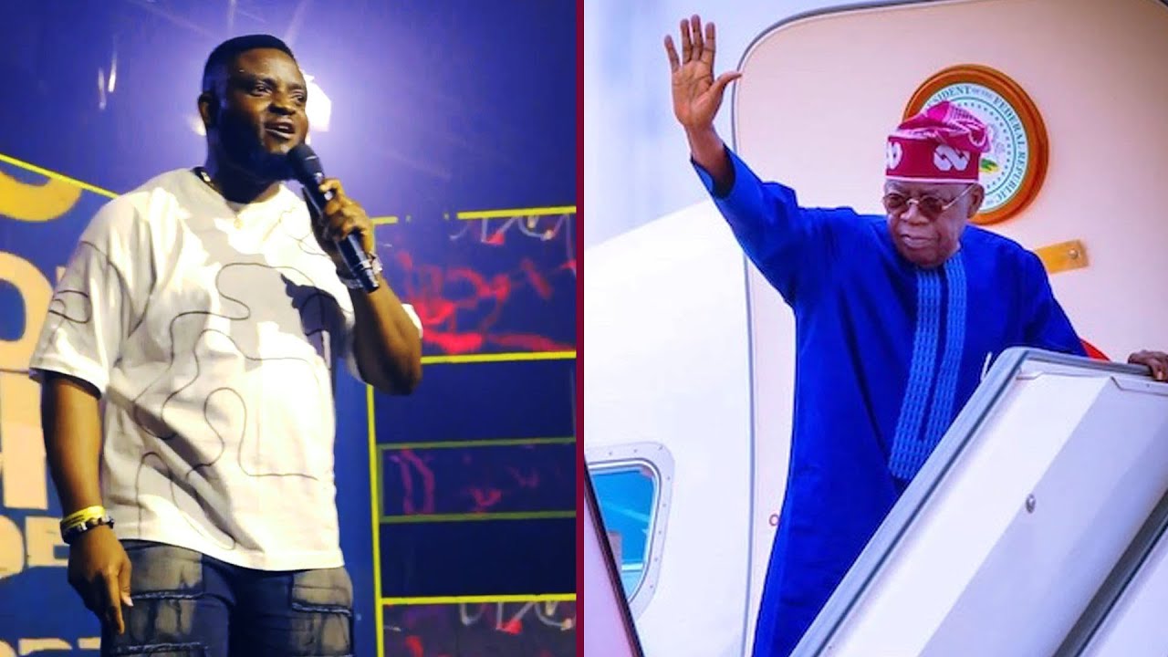 Tinubu Is Ruling Nigeria on a target' 🤣 Acapella finishes Pres Tinubu in France