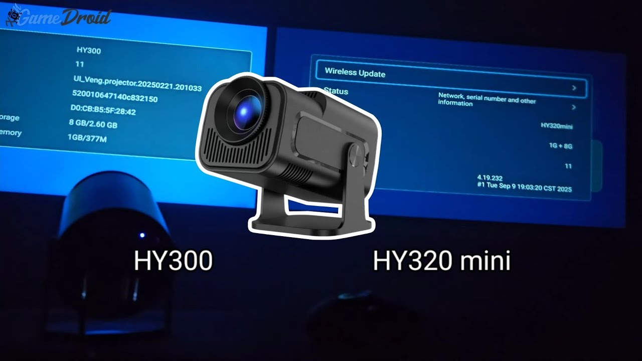 HY320 Mini Projector Unboxing & Test 🔥 Android 11 | Native 720P | Compared to Magcubic HY300
