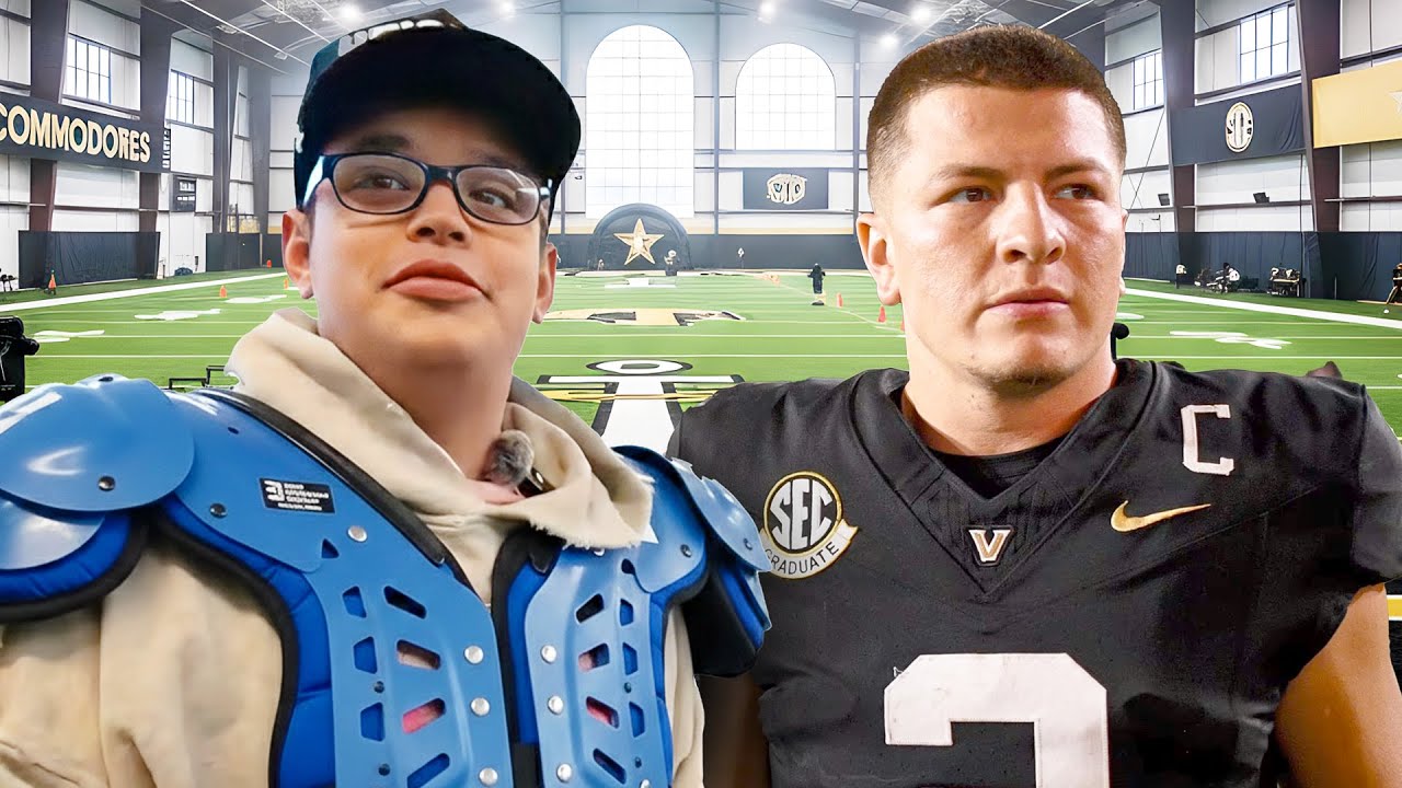 Diego Pavia Invited Me To Vanderbilt's Football Practice!