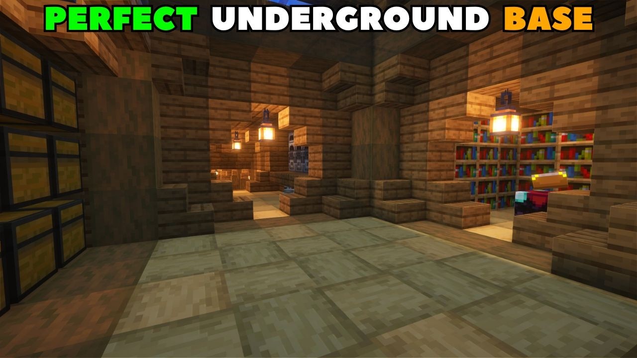 Minecraft: Underground Base Tutorial (how to build 1.21)