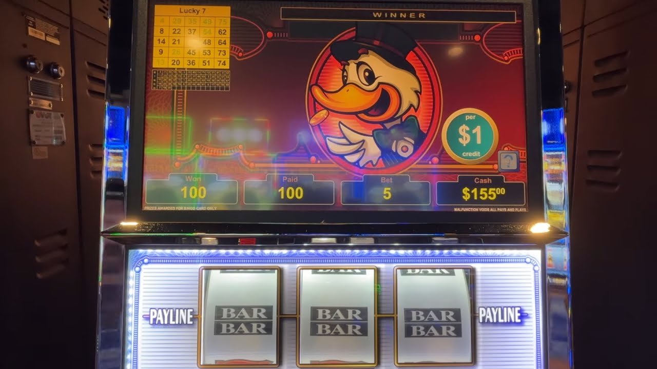 $5 Max Bet Lucky Ducky Big Line Hits Equals Profit!! #casino #slot #redscreen #vgt #gambling 