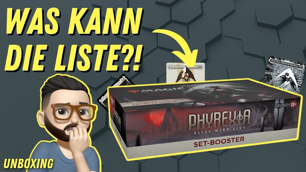 Wo versteckt sich die Elesh Norn? Phyrexia Alles wird Eins Set Display