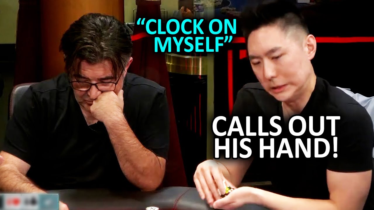 He Calls Clock On Himself In This BIZARRE Hand
