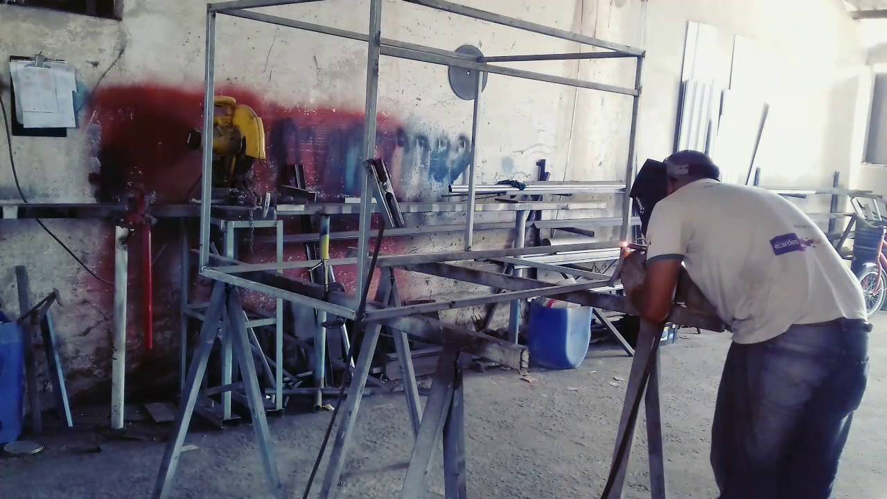 SERRALHERIA, fabricação de foodbike, esqueleto #1