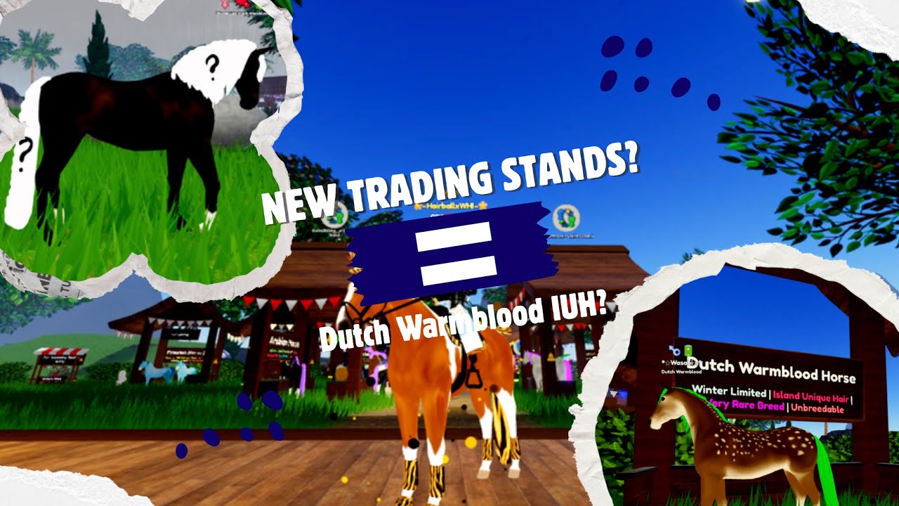 Can I Get A Dutch Warmblood IUH Using The Trading Stands? | Wild Horse Islands
