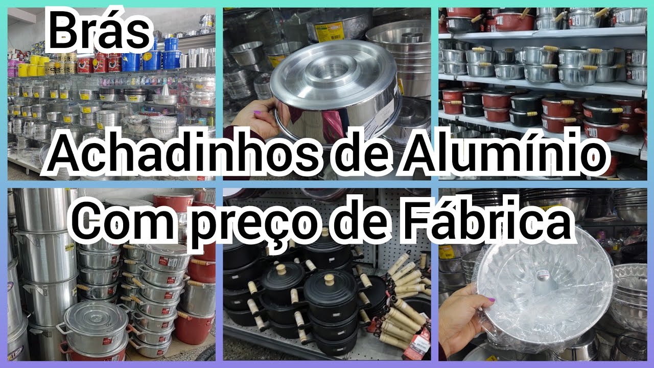 CASA DO ALUMÍNIO BRÁS - PANELAS DE ALUMÍNIO BATIDO- LINHA HOTEL- PANELAS DE FERRO