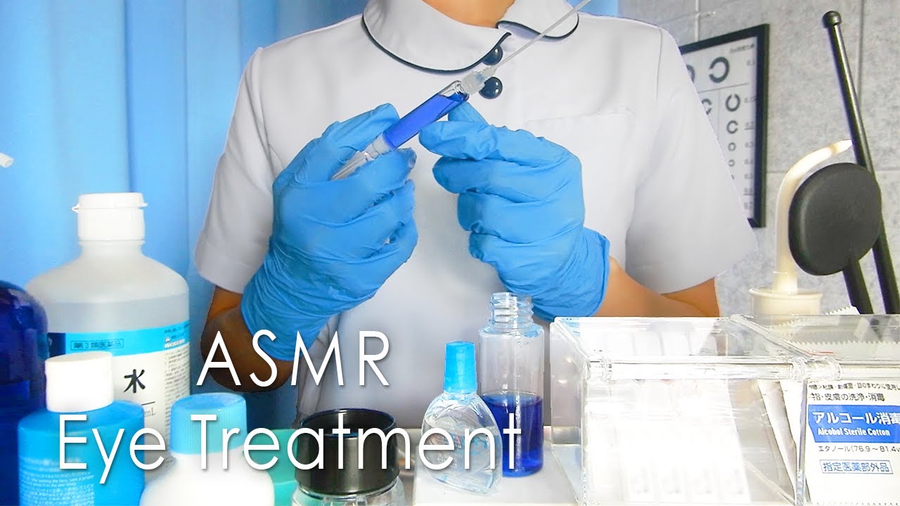[ASMR ролевая игра] Медицинское лечение глаз врачом ролевая игра Японский шепот
