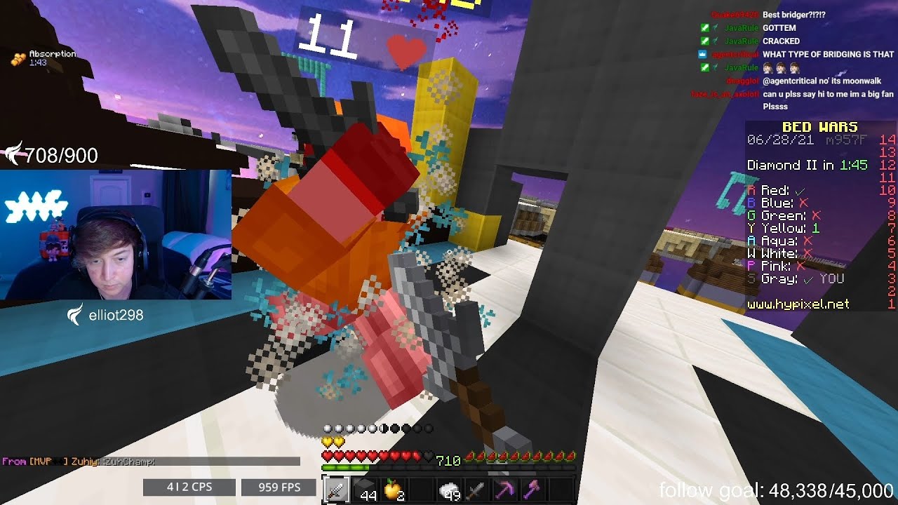 Fiizy Pops off in Solo Bedwars...
