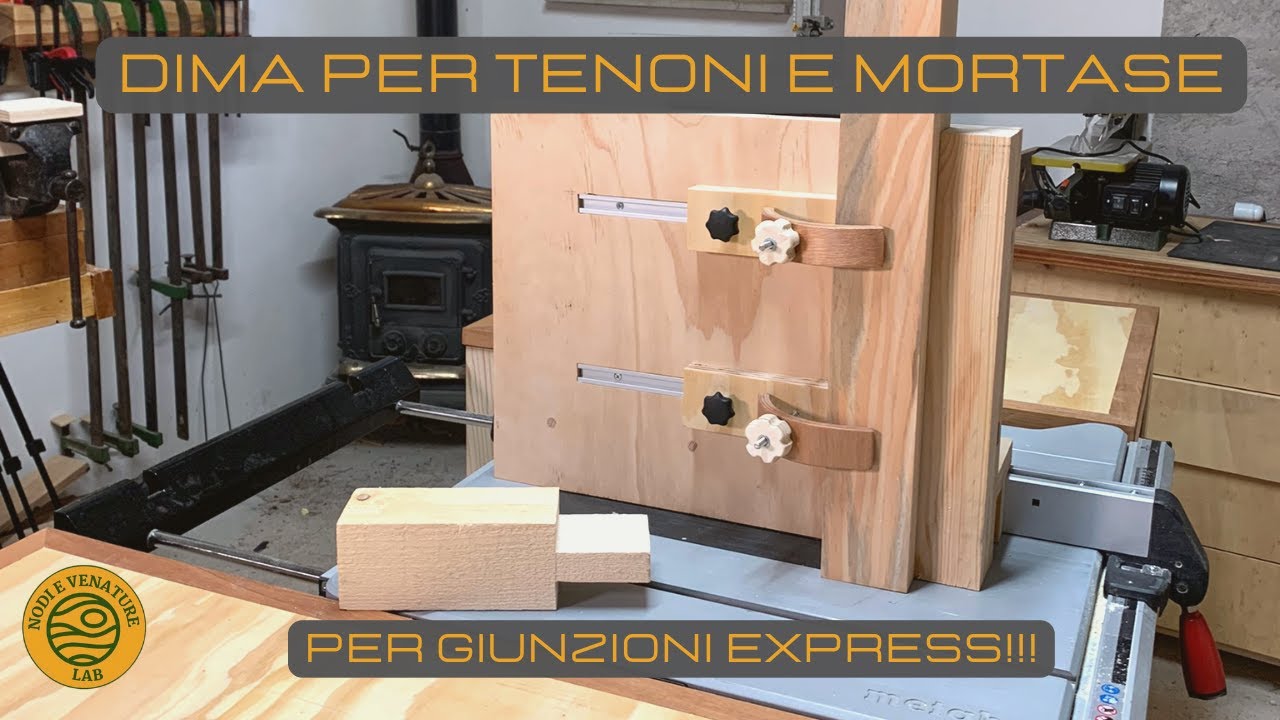DIMA PER REALIZZARE TENONI E MORTASE EXPRESS - Fai da te -