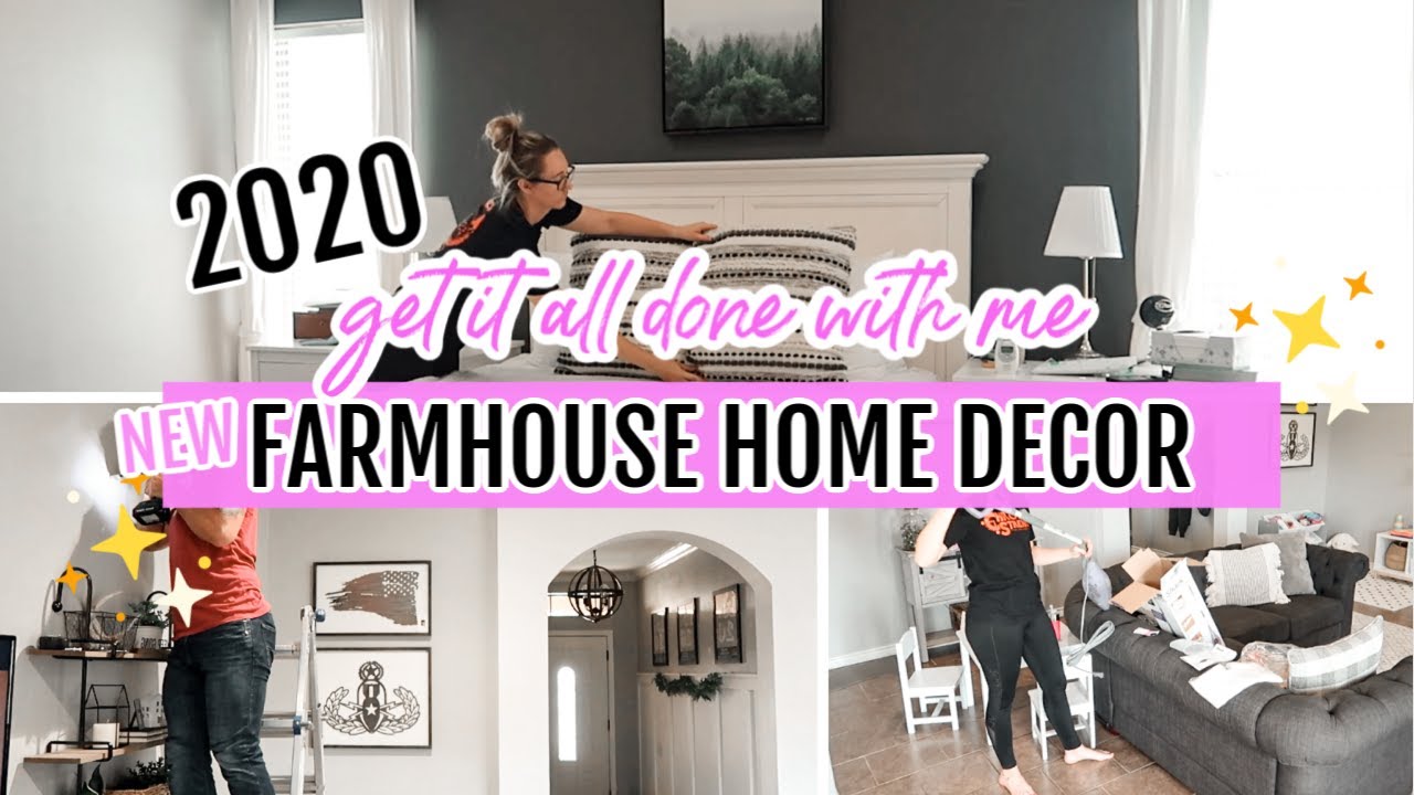 2020 GET IT ALL DONE WITH ME | NEW FARMHOUSE HOME DECOR | ALL DAY CLEAN WITH ME CLEANING MOTIVATION
