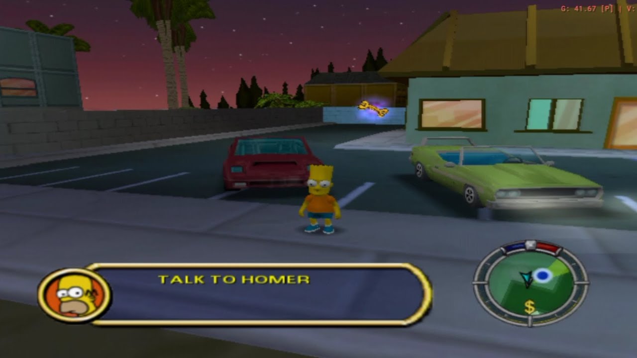 lanjutin nyelesain misi lagi - Simpsons, The - Hit & Run part 12 (PS2)