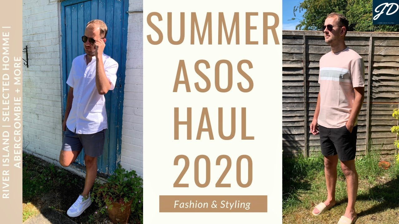 SUMMER ASOS HAUL FOR MEN | TRY ON (Abercrombie, River Island +more) | FASHION INSPIRATION 2020