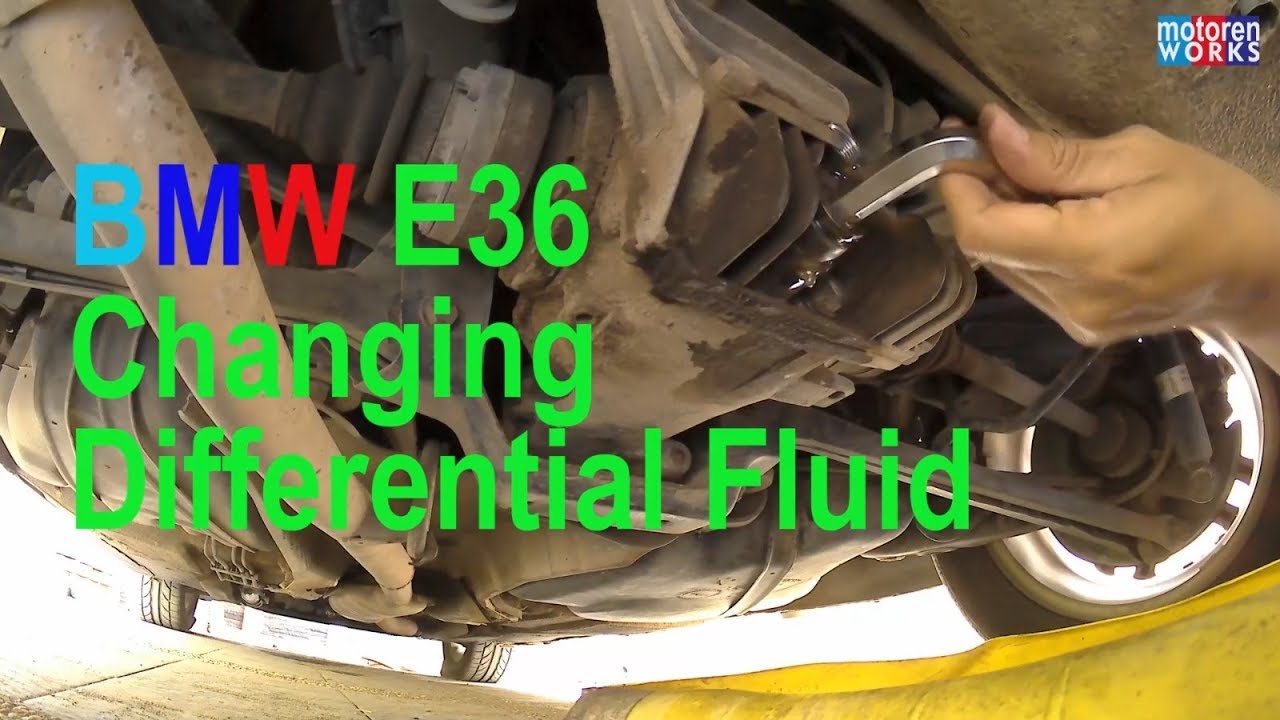 BMW E36 Changing Differential fluid