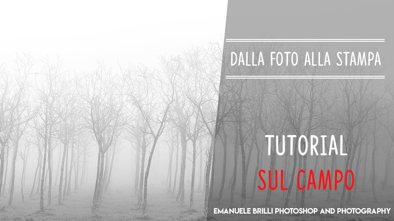 Dalla fotografia alla stampa fine art - Tutorial completo sul campo
