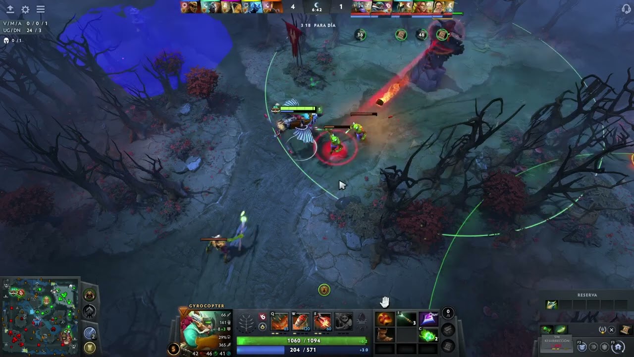 Gyrocopter Dota 2 full gameplay 4946 mmr