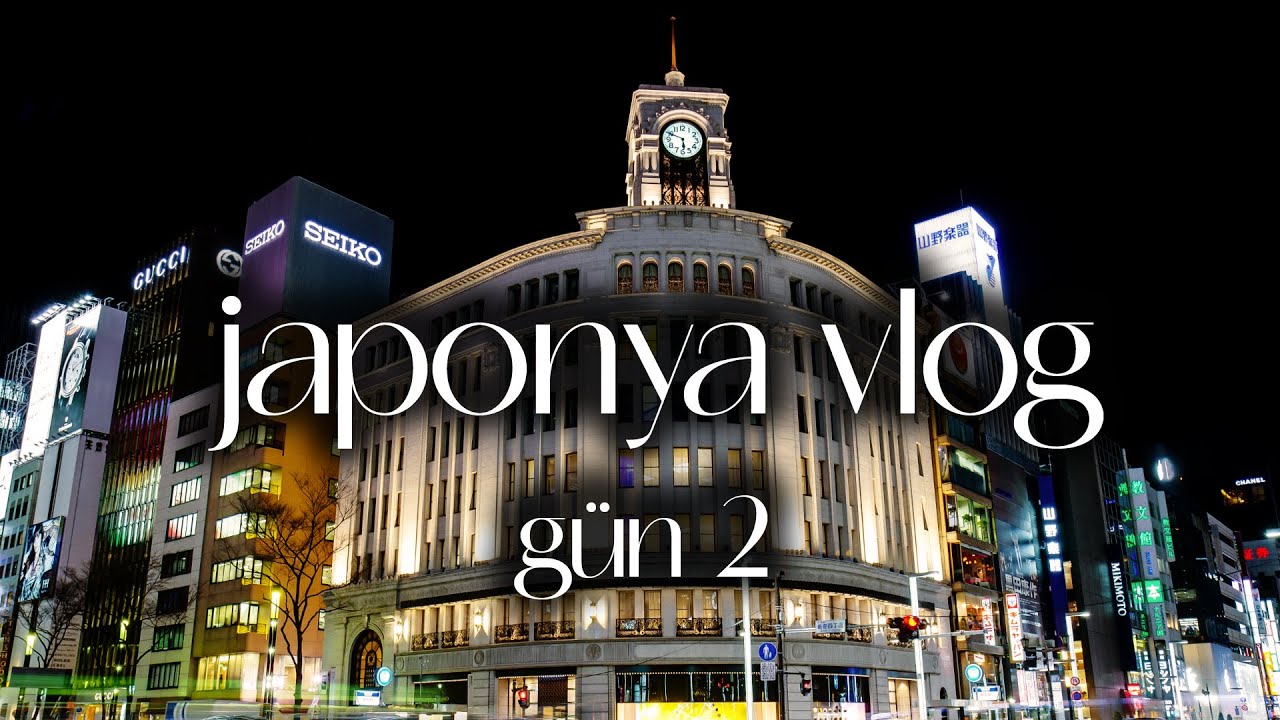 🇯🇵 JAPONYA GÜNLÜKLERİ: Ginza Sokakları & UNIQLO | Vlog Gün #2