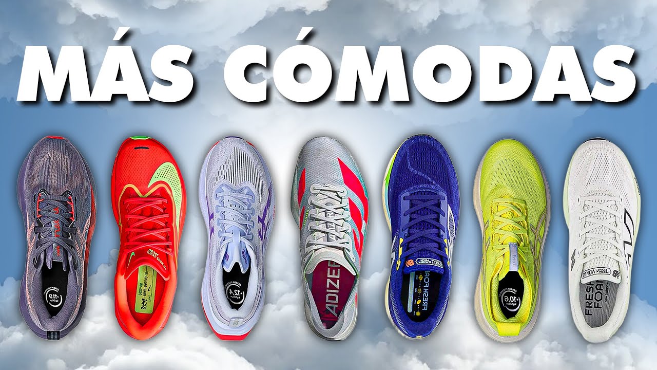 Las 8 Zapatillas de RUNNING MÁS CÓMODAS para cada tipo de CARRERA