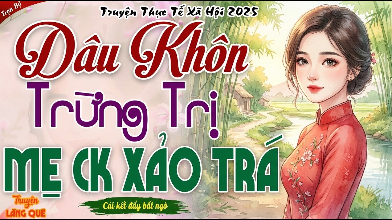 QUÁ HAY! Nghe đến đâu nghiện đến đó： NÀNG DÂU KHÔN NGOAN TRỪNG TRỊ MẸ CHỒNG XẢO TRÁ