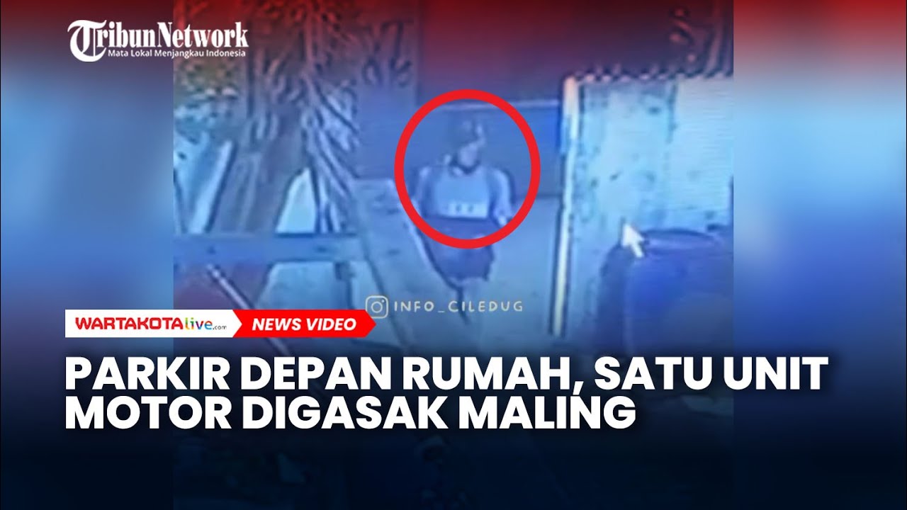 Parkir Depan Rumah, Satu Unit Motor Digasak Maling di Cipondoh