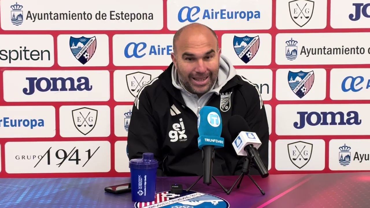 Rueda de Prensa Diego Galiano , CD Estepona vs Xerez CD 